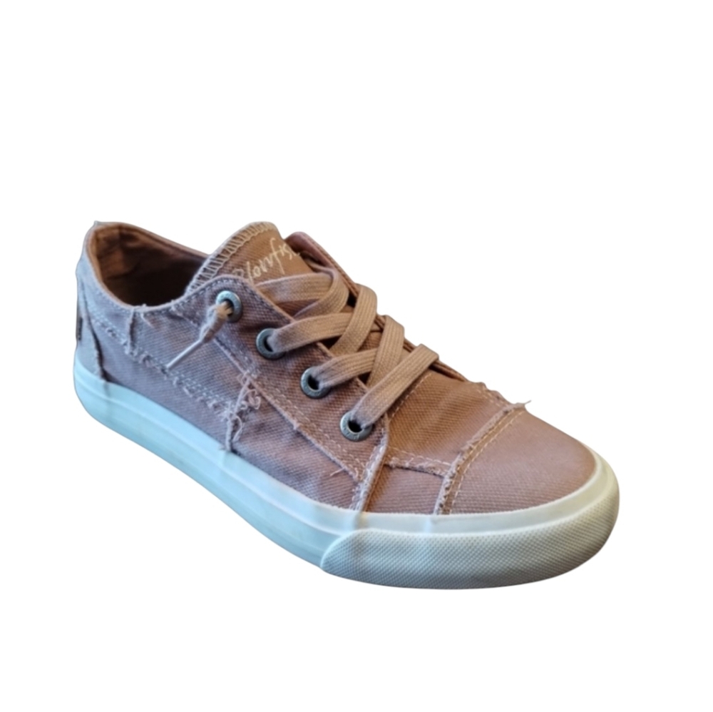BLOWFISH Maxine Sneaker 8 Dirty Pink Smoked Cotton Canvas Upper ZS-0333